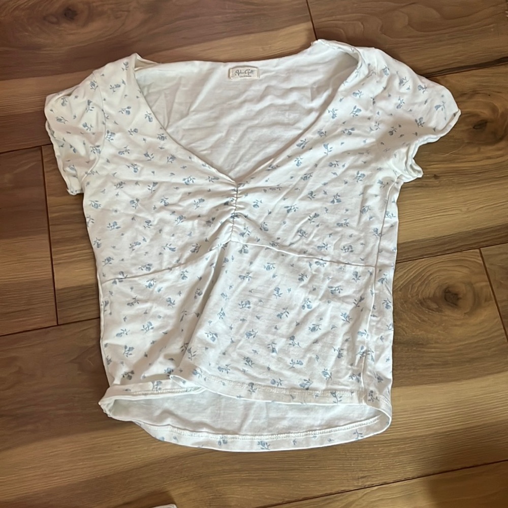 john galt white floral top
